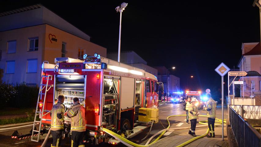 Feueralarm in Langenzenn: Lagerhalle brennt ab 