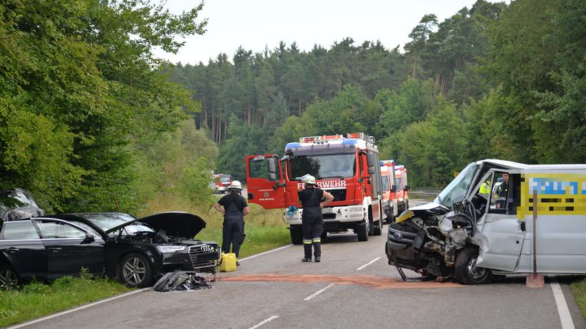 Unfall bei Allersberg: Auto geriet in Gegenverkehr