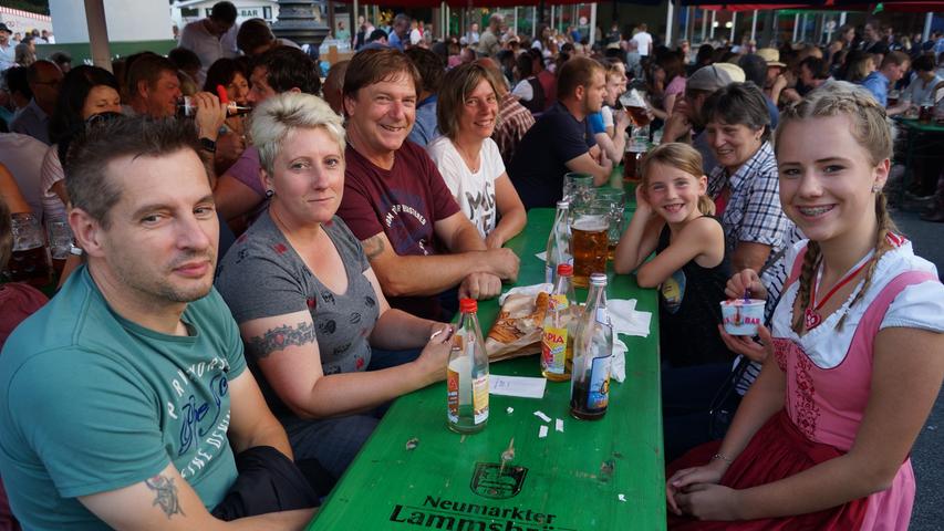 Impressionen vom Volksfest-Montag, 14. August 2017.