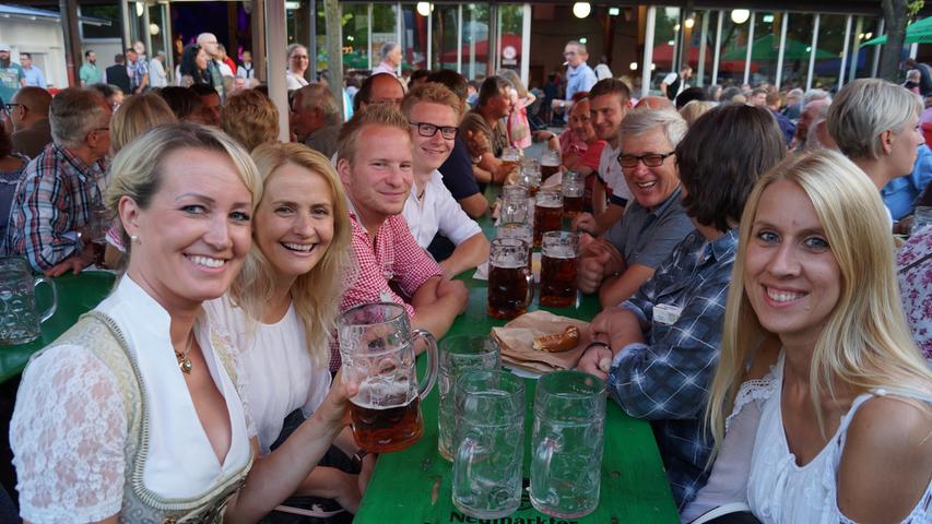 Impressionen vom Volksfest-Montag, 14. August 2017.