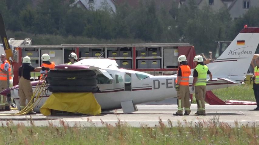 Aufregung am Airport Nürnberg: Cessna muss notlanden