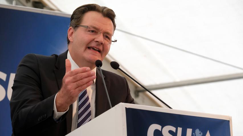 CSU-Wahlkampf in Langwasser: Edmund Stoiber war zu Gast 