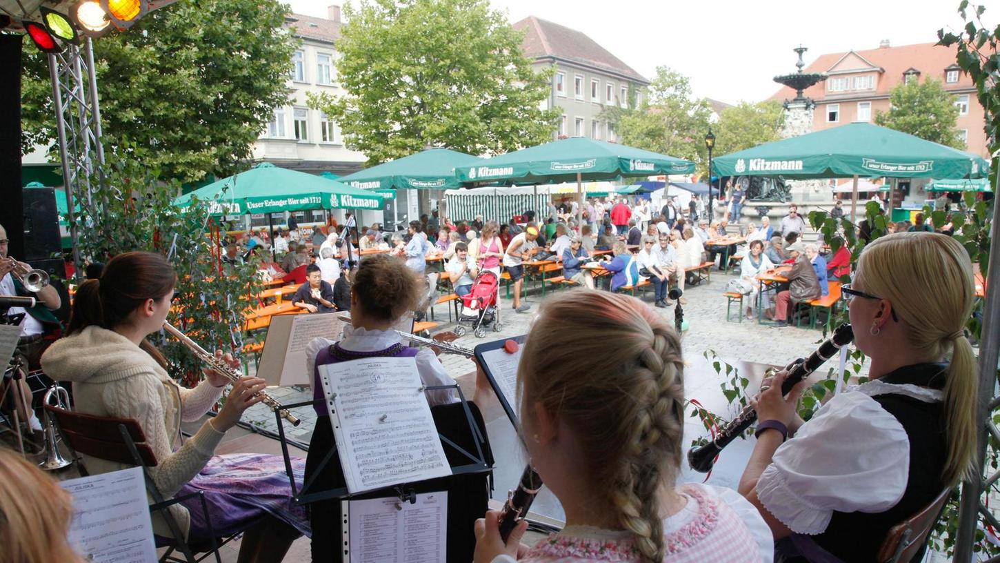 Seit 40 Jahren Marktplatzfest in Erlangen