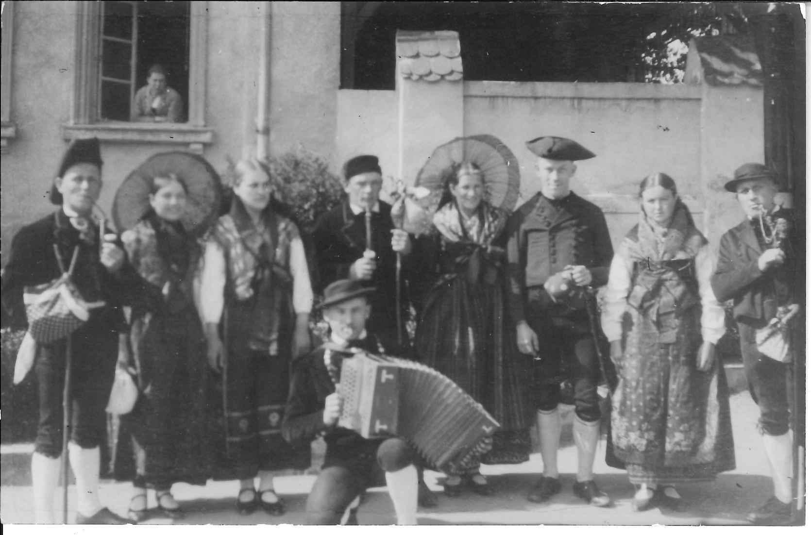 Die Gunzenhäuser Trachtengruppe war bereits in den 20er Jahren des vergangenen Jahrhunderts ein wichtiger Bestandteil der Kirchweih.