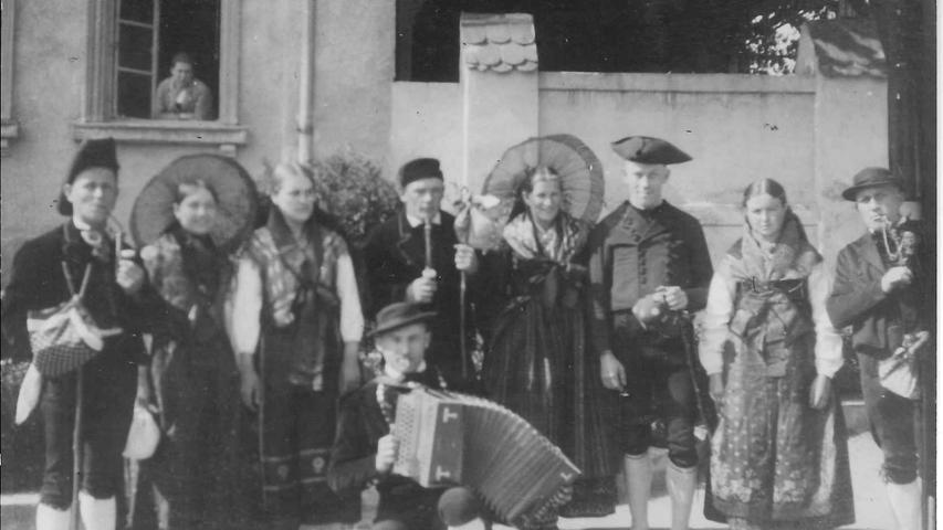 Die Gunzenhäuser Trachtengruppe war bereits in den 20er Jahren des vergangenen Jahrhunderts ein wichtiger Bestandteil der Kirchweih.