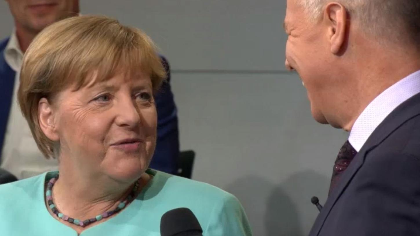 Kanzlerin Angela Merkel stellte sich am Sonntag den Fragen von RTL-Anchorman Peter Klöppel.