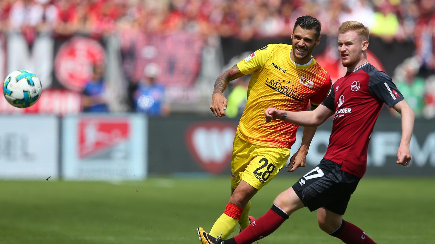 Sebastian Kerk bereitete in vier Saisonspielen bereits sechs Treffer vor - jetzt fehlt er dem 1. FC Nürnberg aber erstmal auf unbestimmte Zeit.