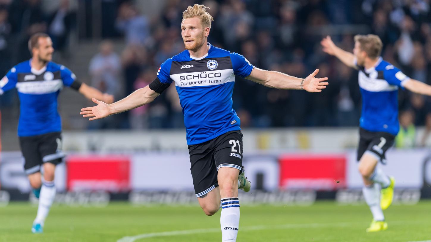 Andreas Voglsammer ebnete mit seinem Treffer zum 1:0 den Weg zur Bielefelder Tabellenführung.