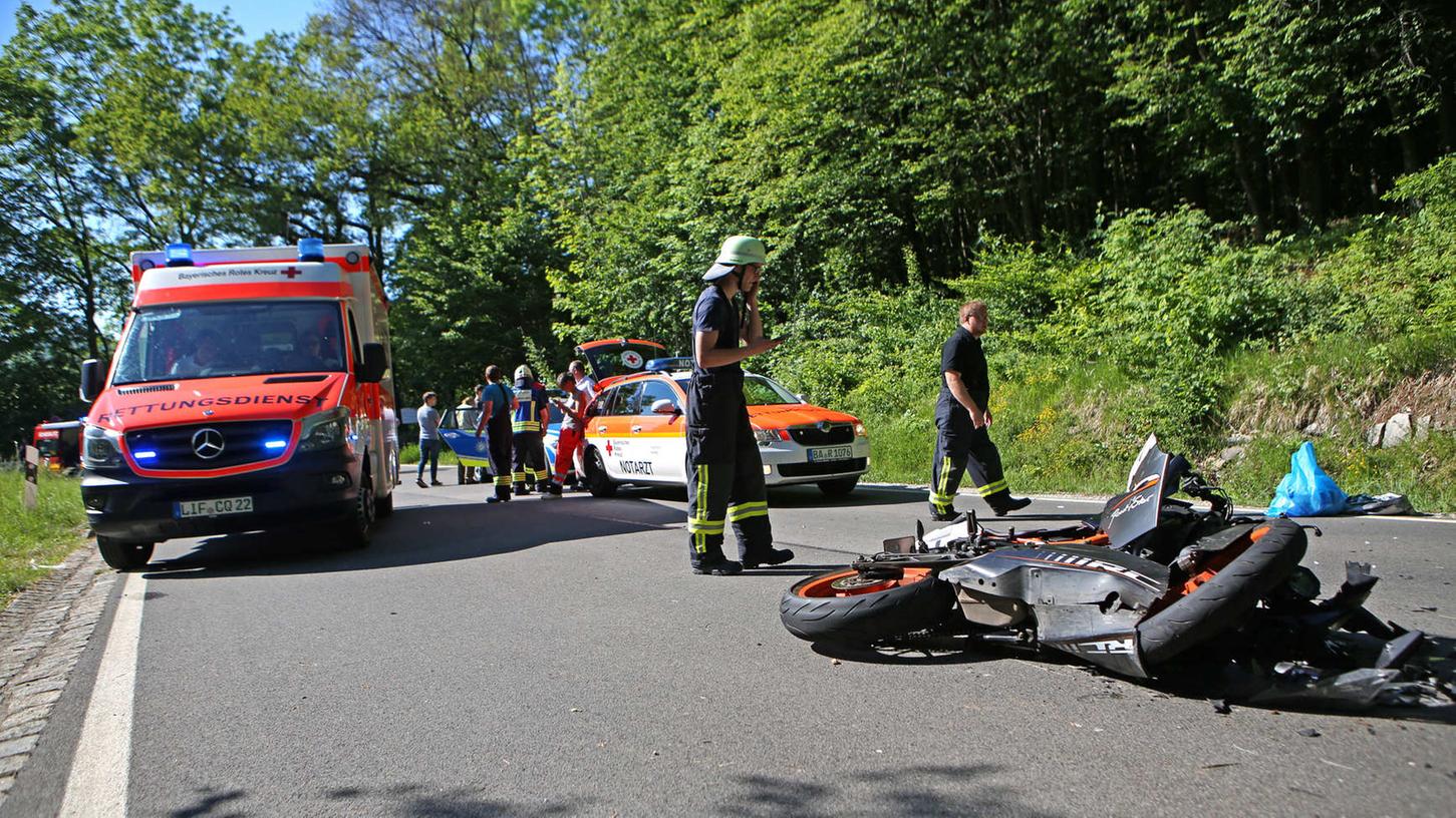 Immer wieder kam es in der Vergangenheit am Würgauer Berg zu schweren Motorradunfällen.