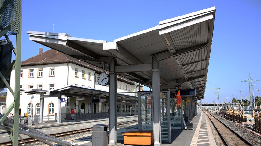 Bus statt Zug: Das ist los am Forchheimer Bahnhof