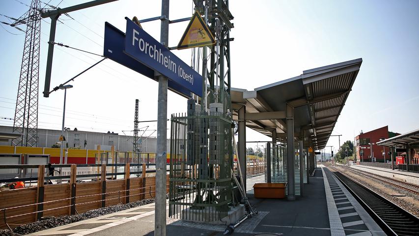 Bus statt Zug: Das ist los am Forchheimer Bahnhof