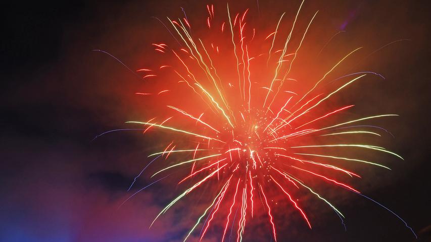 Feiern und Feuerwerk: Der Abschluss der Weißenburger Kirchweih