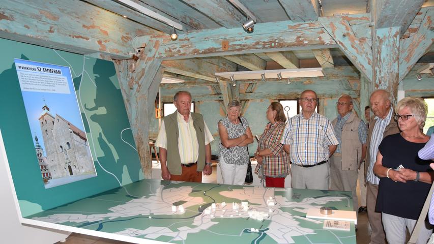 Die Besucher erfahren auch etwas über die Geschichte Spalts als Hopfenstadt.