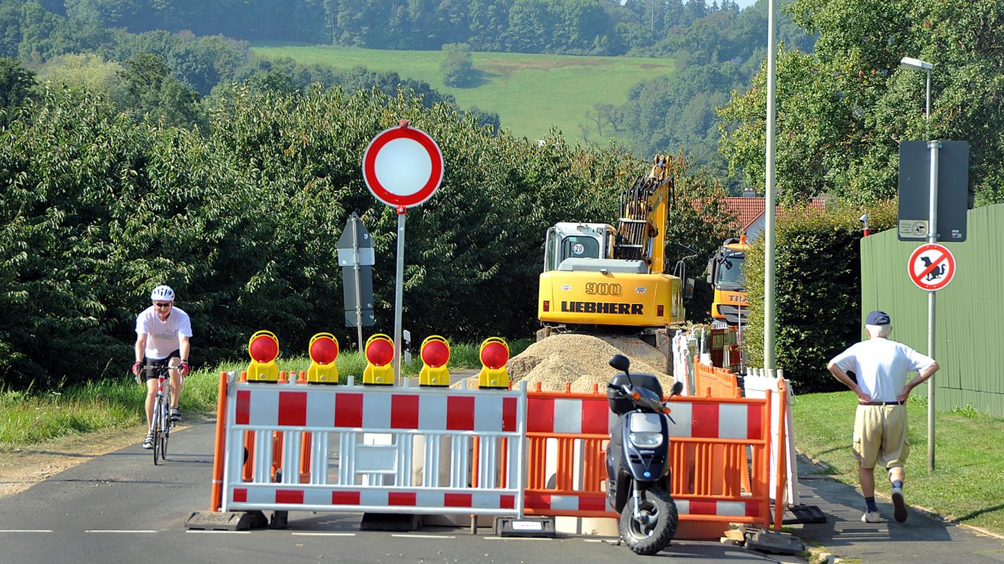 Sperrung zwischen Rödlas und Ermreuth