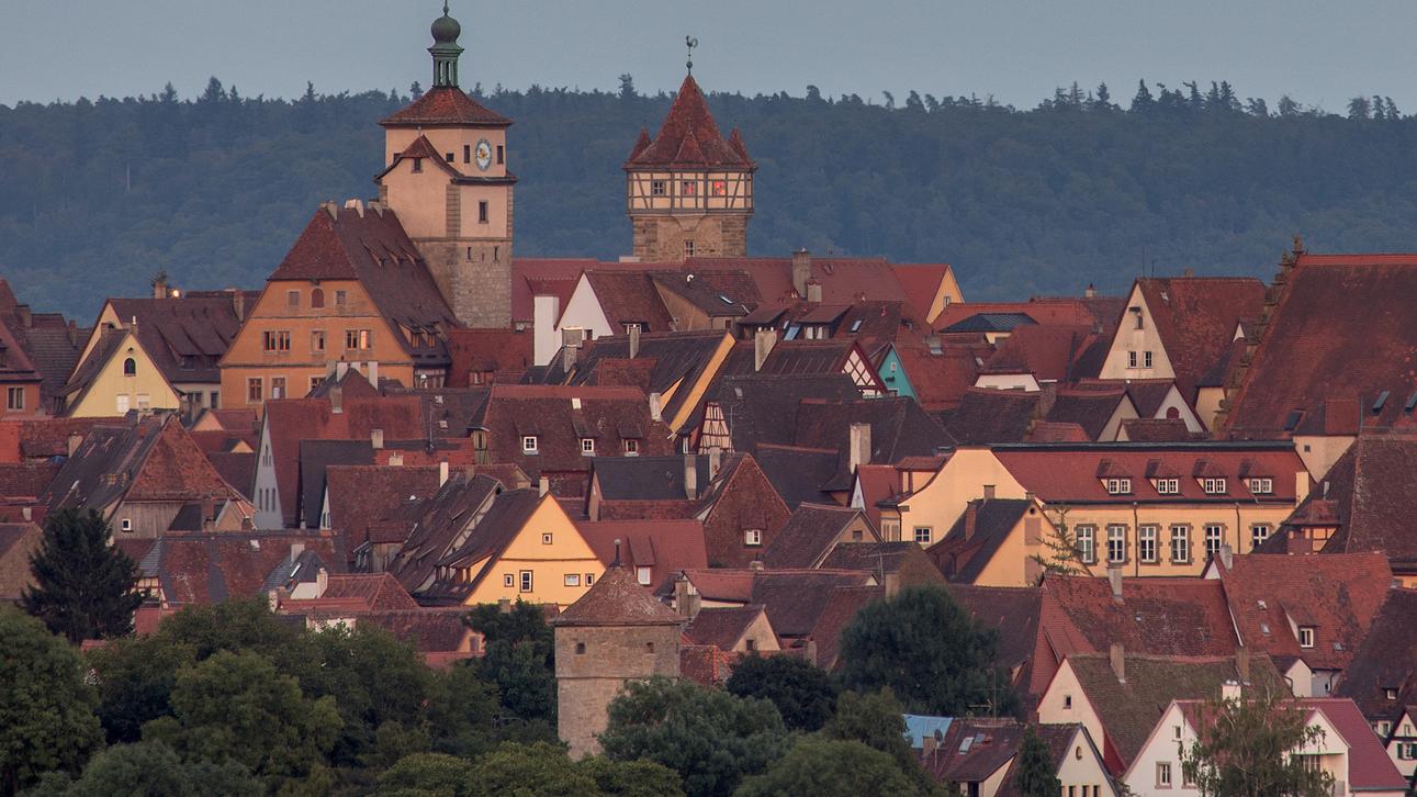 Rothenburg liegt mit deiner mittelalterlichen Innenstadt auf Platz fünf der beliebtesten Reiseziele Deutschlands.