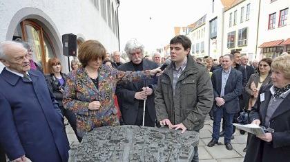 Stadtmodell lädt zum Sehen und Tasten ein Stadtmodell lädt zum Sehen und Tasten ein