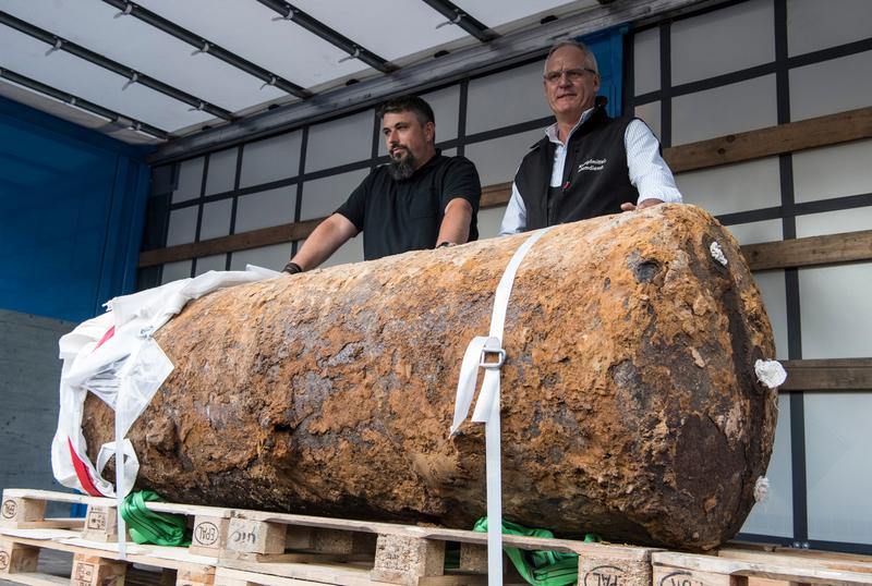 Weltkriegsbombe In Frankfurt Erfolgreich Entschärft