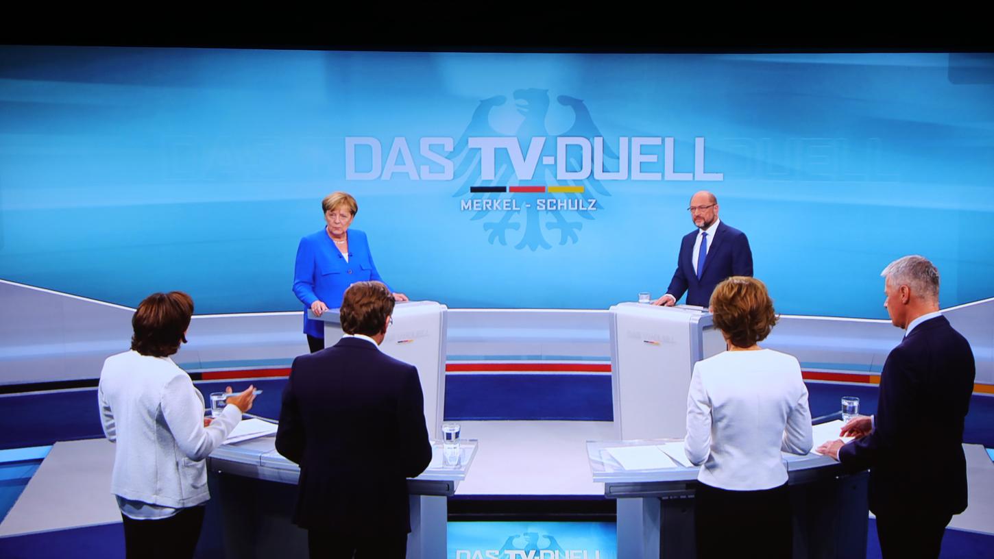 Merkel und Schulz im Clinch: So war das TV-Duell