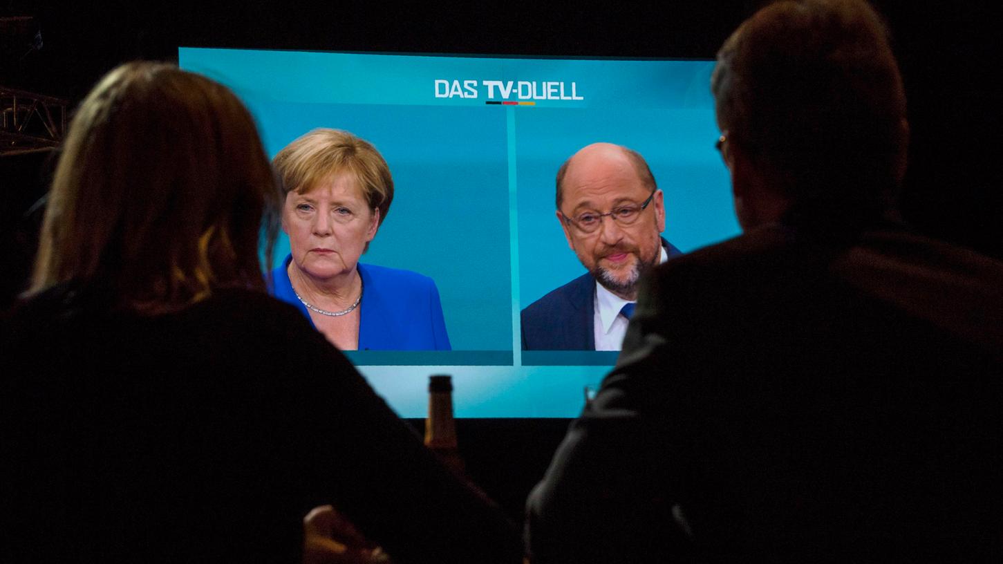 Unsere Fürther Befragten sind sich einig: Großes Kino war das nicht am Sonntagabend, als Merkel auf Schulz traf.