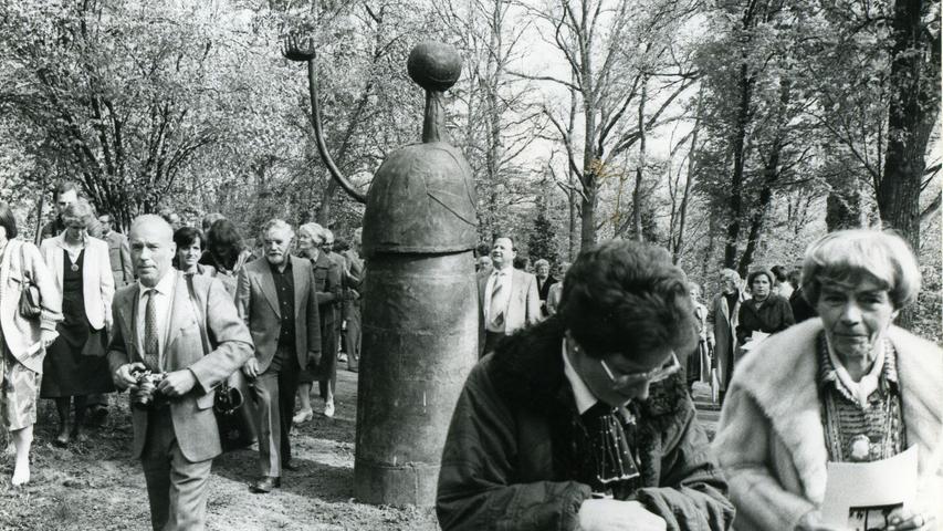 Die Eröffnung des Kirchner-Skulpturengartens war ein Großereignis.