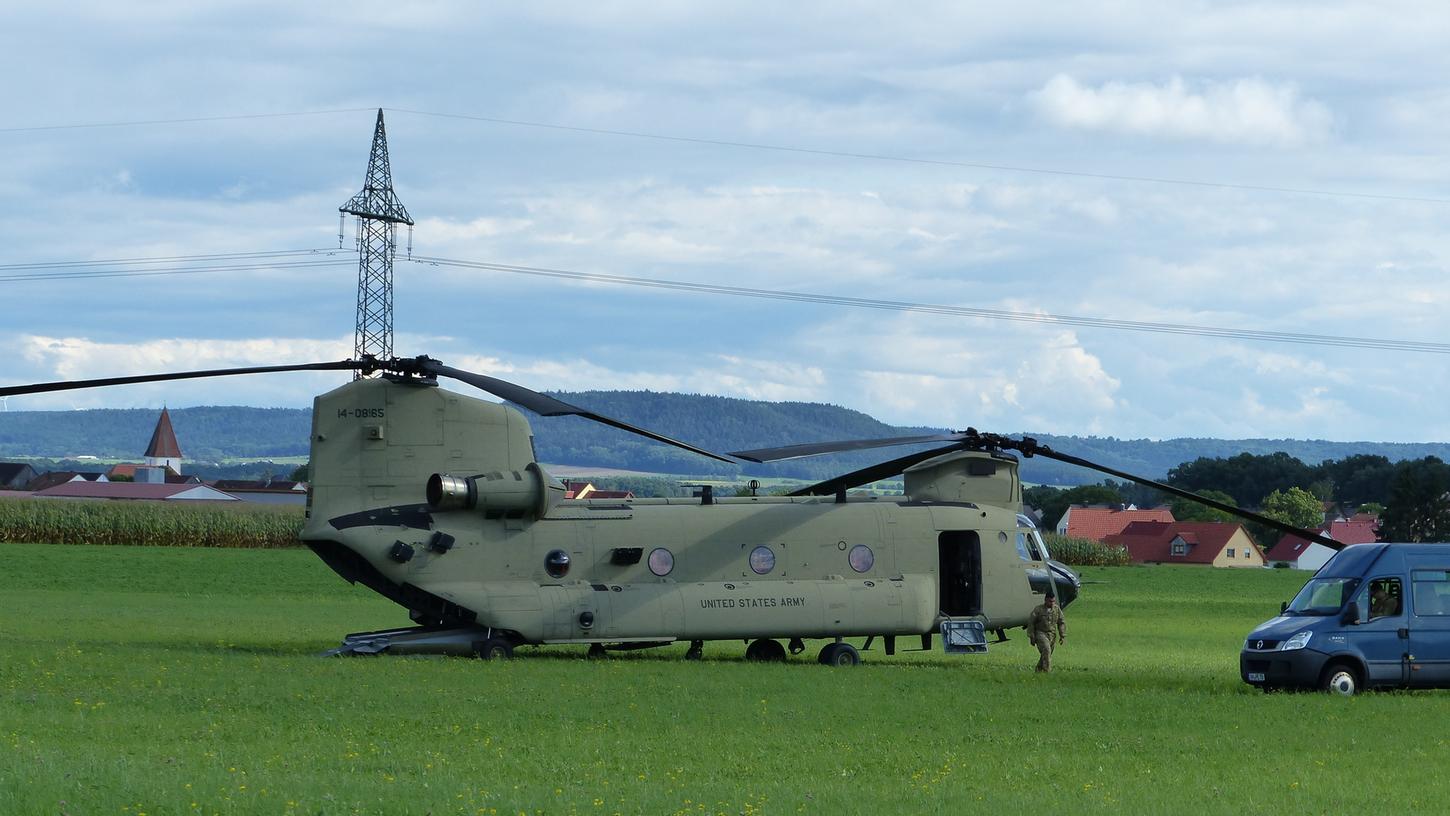US-Hubschrauber musste bei Mörsdorf notlanden