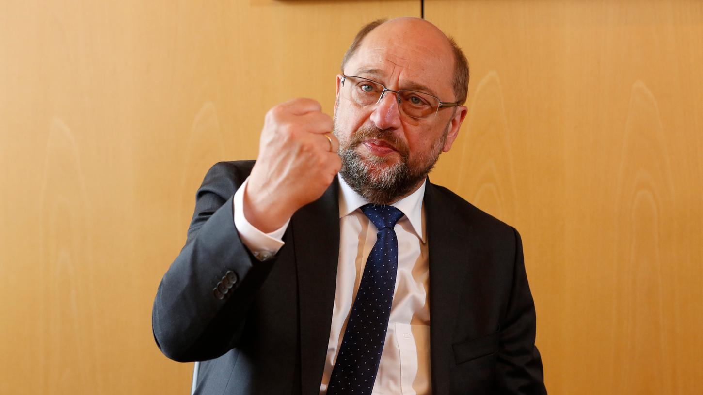 Martin Schulz in Nürnberg: 