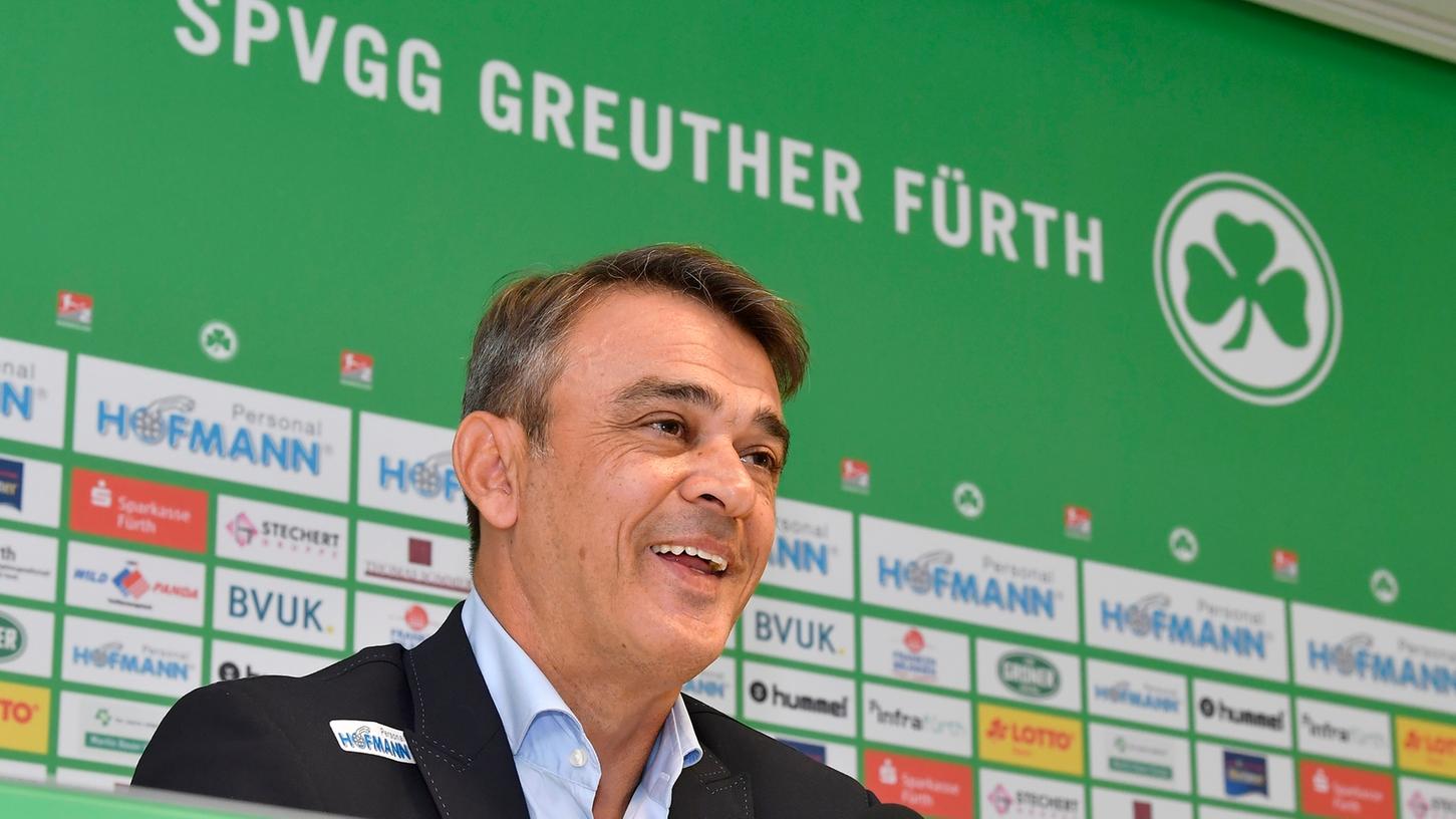 Auf Radoki folgt Buric: Der Kroate soll die SpVgg Greuther Fürth wieder aus der Gefahrenzone in der 2. Bundesliga führen.