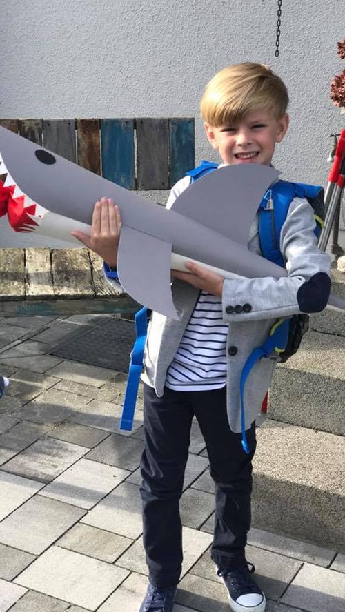 Weißer Hai und Baumeister: Das waren 2017 die schönsten Schultüten