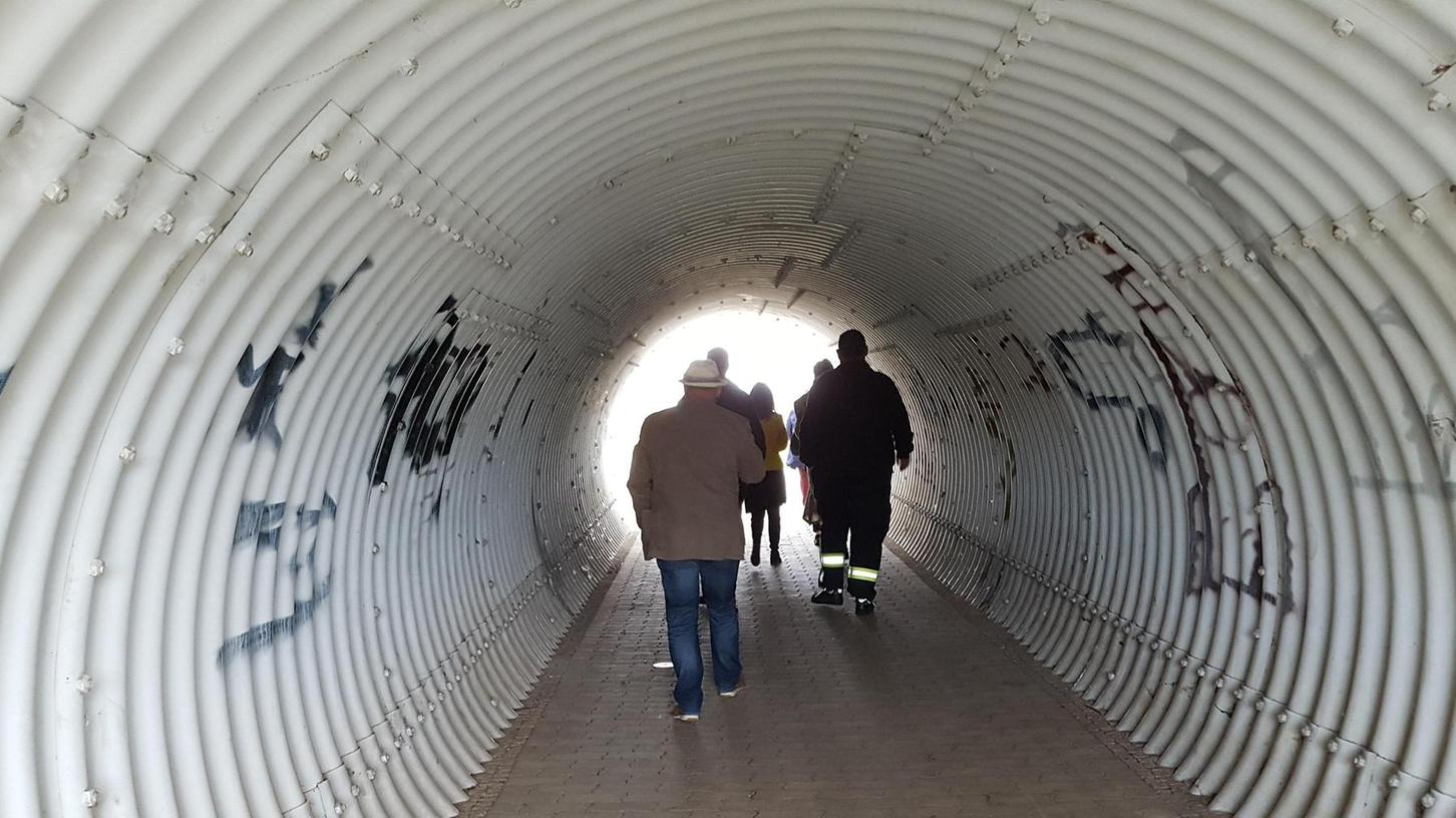 Barrierefreiheit beim Tunnel in Baiersdorf
