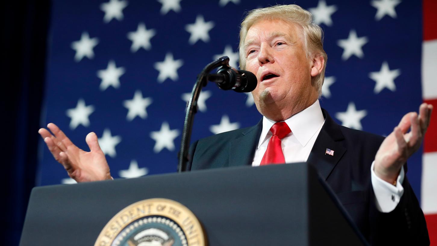 "Die Mauer wird weiter gebaut werden": US-Präsident Donald Trump.