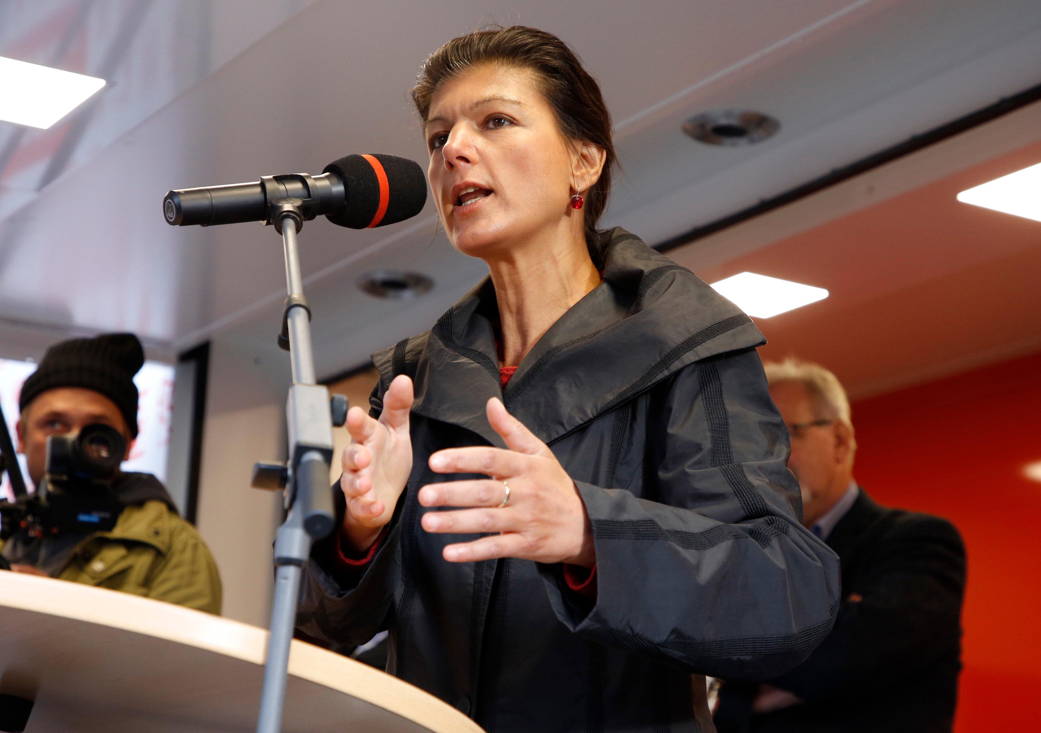 Sahra Wagenknecht in Nürnberg: Die Bilder vom Auftritt
