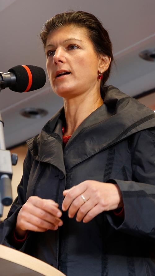 Sahra Wagenknecht in Nürnberg: Die Bilder vom Auftritt