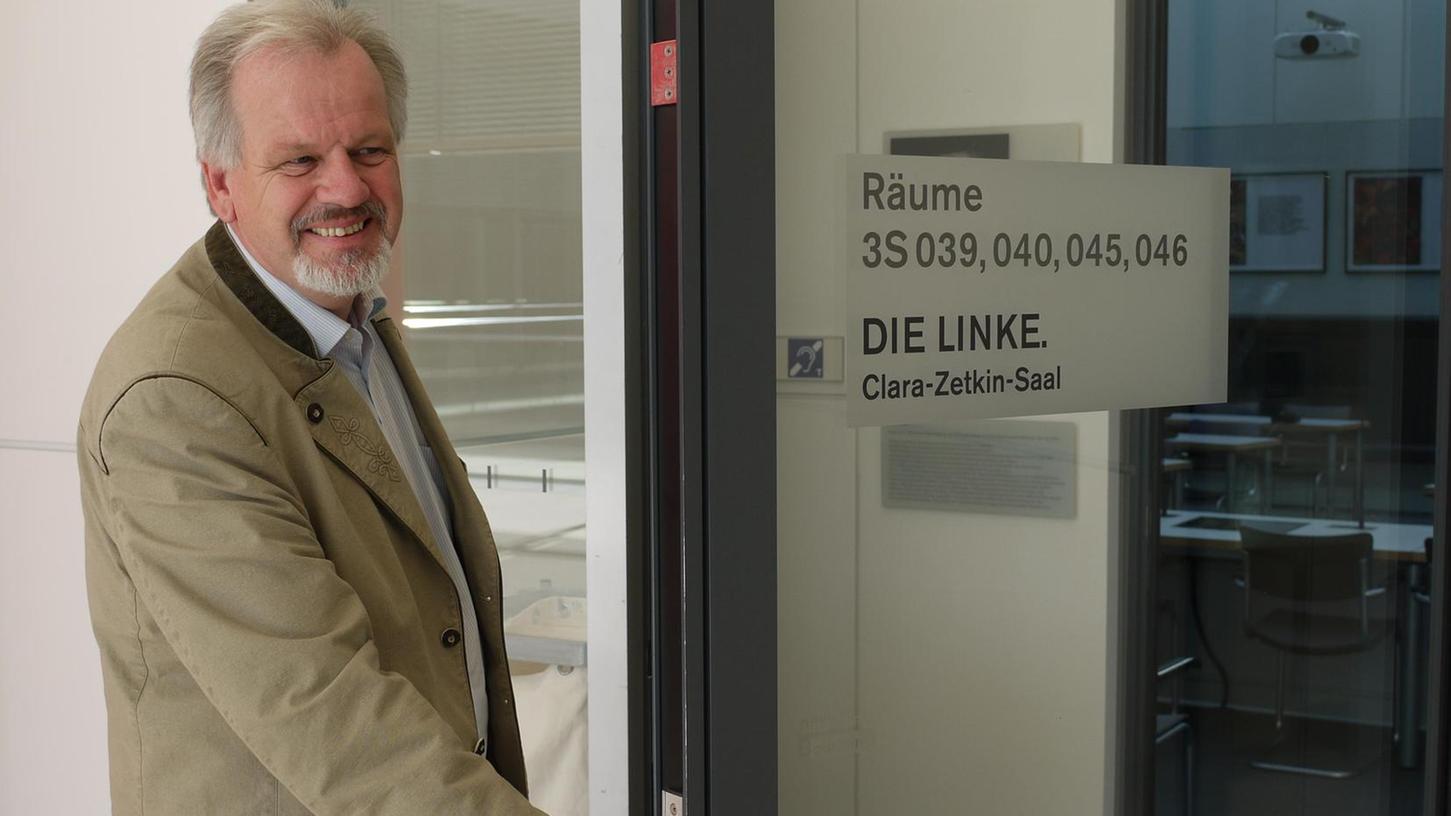 Von Nürnberg nach Ansbach: Linker Gesundheitsexperte Weinberg im Wahlkampf