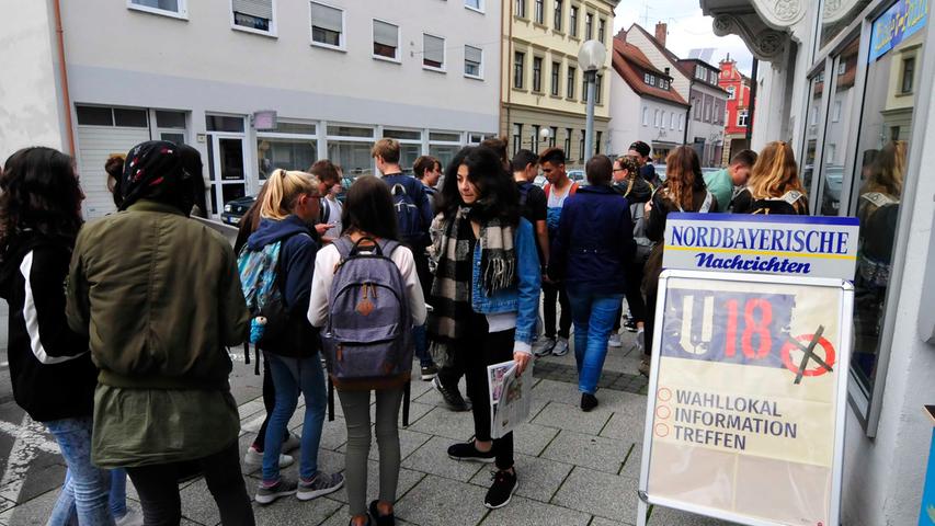 Mehr als 100 Kinder und Jugendliche nahmen in Forchheim an der Wahl teil.
