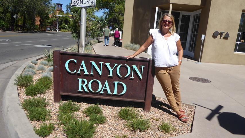 Canyon Road: Die Weltreisende in der Straße, in der Milena Moser lebt.