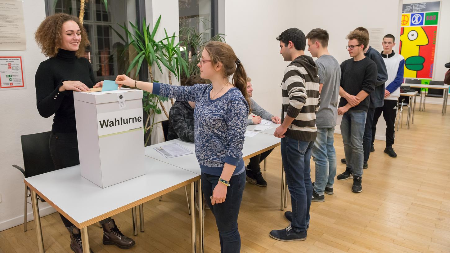 Bei der Juniorwahl läuft alles so ab wie bei den Wahlen der Erwachsenen.