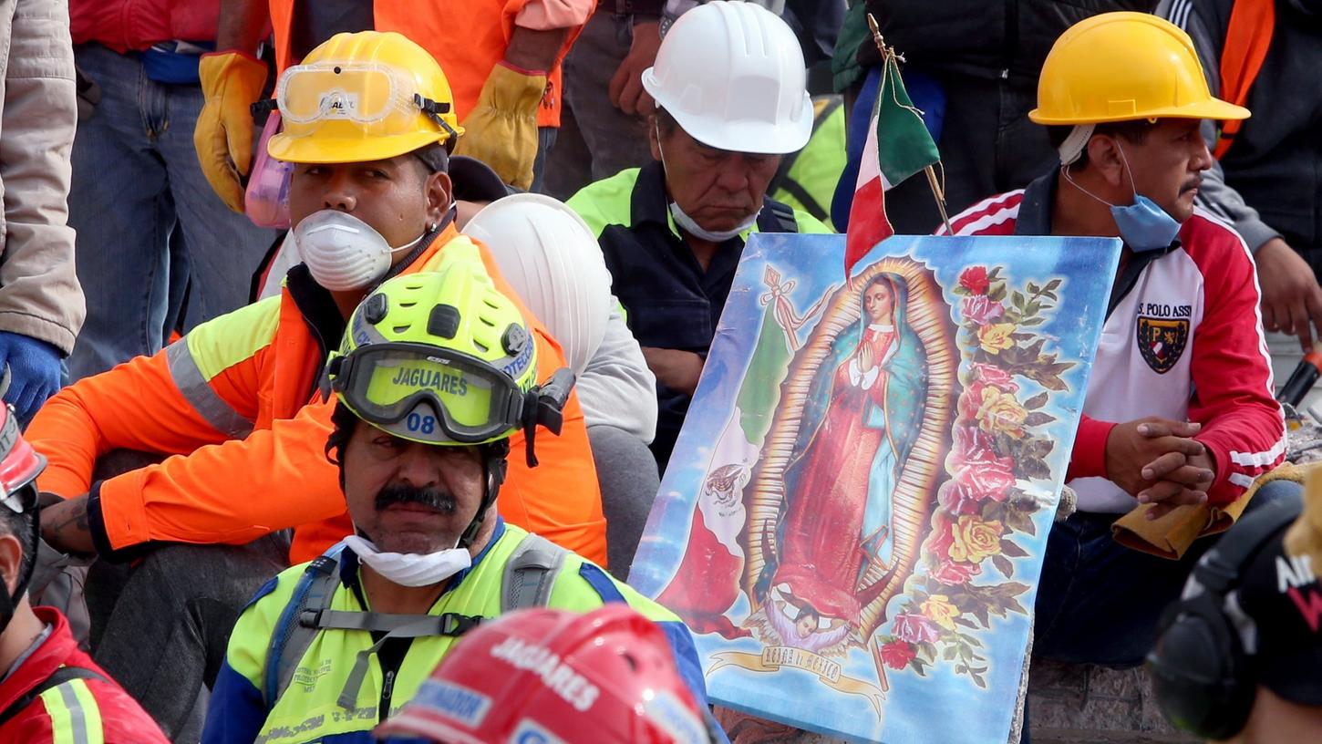 Mexiko-Erdbeben: Fast 300 Tote, ein Wunder bleibt aus