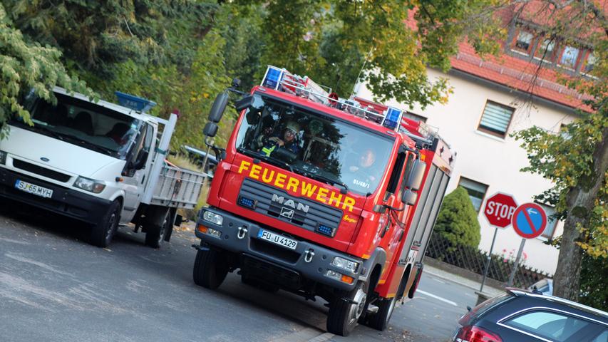 Feuerwehrübung in Veitsbronn