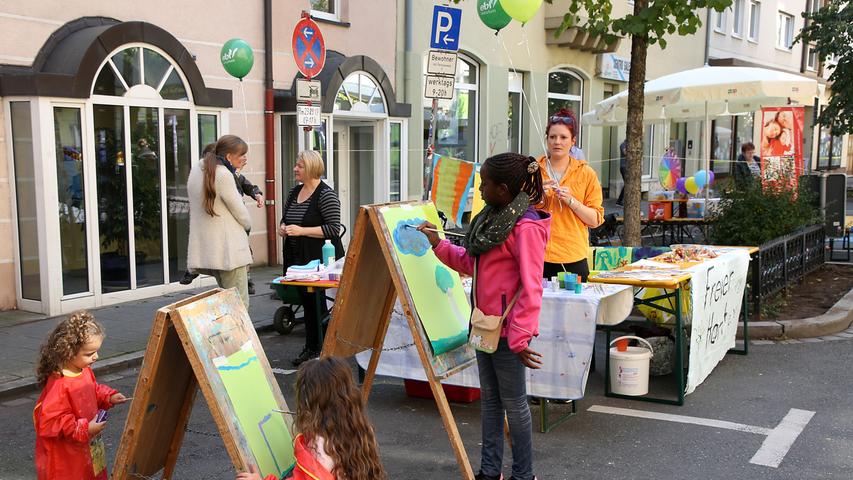 Zwischen Spiel, Spaß und Musik: Straßenfest in Gostenhof
