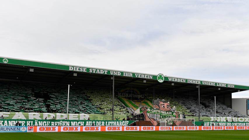 Die Message der Kleeblatt-Fans wurde von den Weiß-Grünen auf dem Platz nicht umgesetzt. Der Club entschied das 263. Frankenderby mit 3:1 für sich.