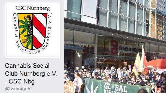 Das Stadtwappen mal anders: Mit dieser eigenwilligen Interpretation zeigte sich der Cannabis Social Club Nürnberg auf Facebook. Der Ärger war vorprogrammiert.