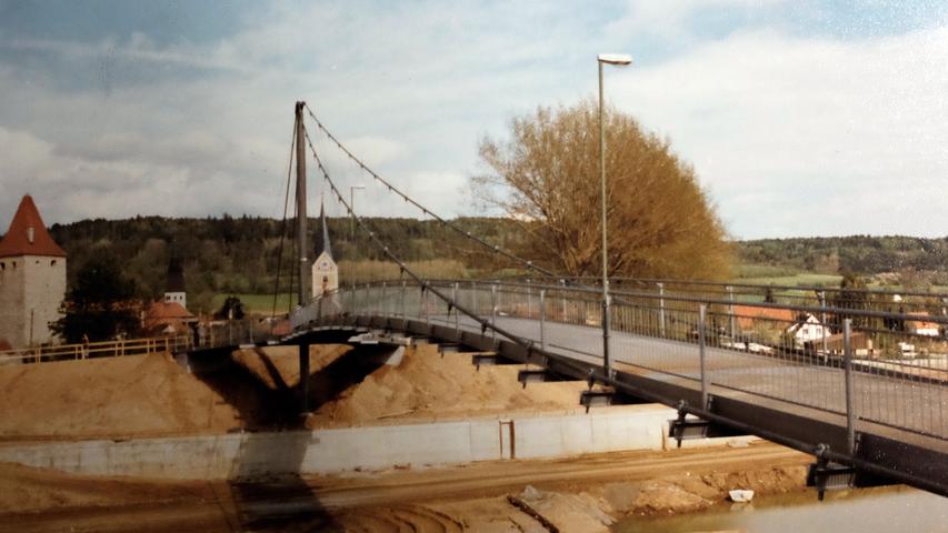 Vor 25 Jahren: Die Kanalbaustelle in Berching