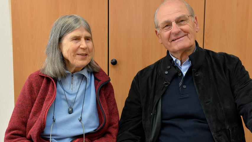 Katharina Bobzin und Gerhard Helbig kamen beide aus Jena nach Erlangen.