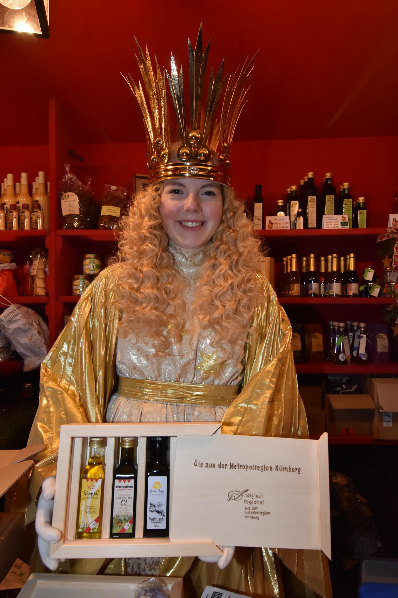 Öle aus der Metropolregion präsentiert vom Nürnberger Christkind