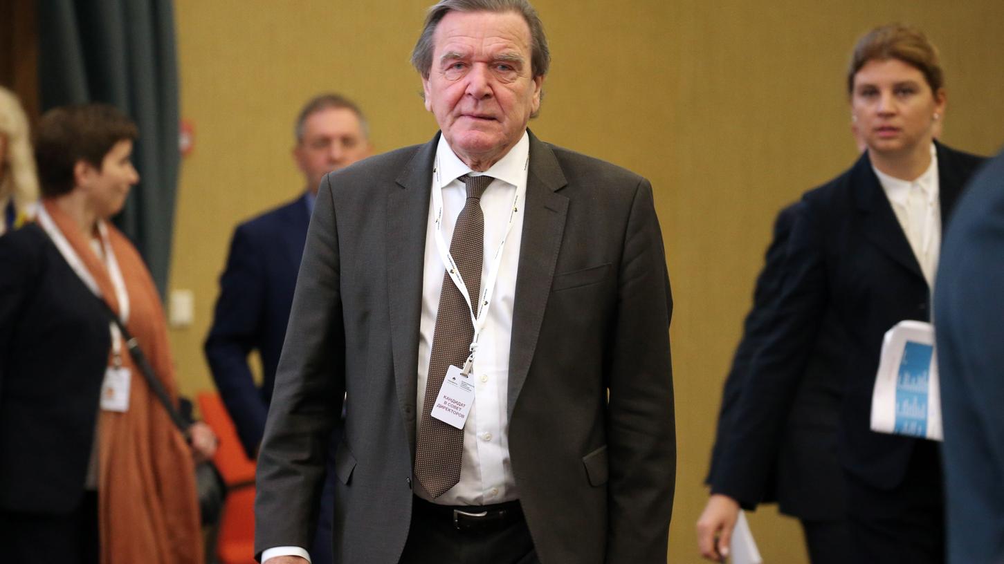Sollten die Aktionäre zustimmen, wird Gerhard Schröder in naher Zukunft Aufsichtsrat des Staatskonzerns Rosneft.