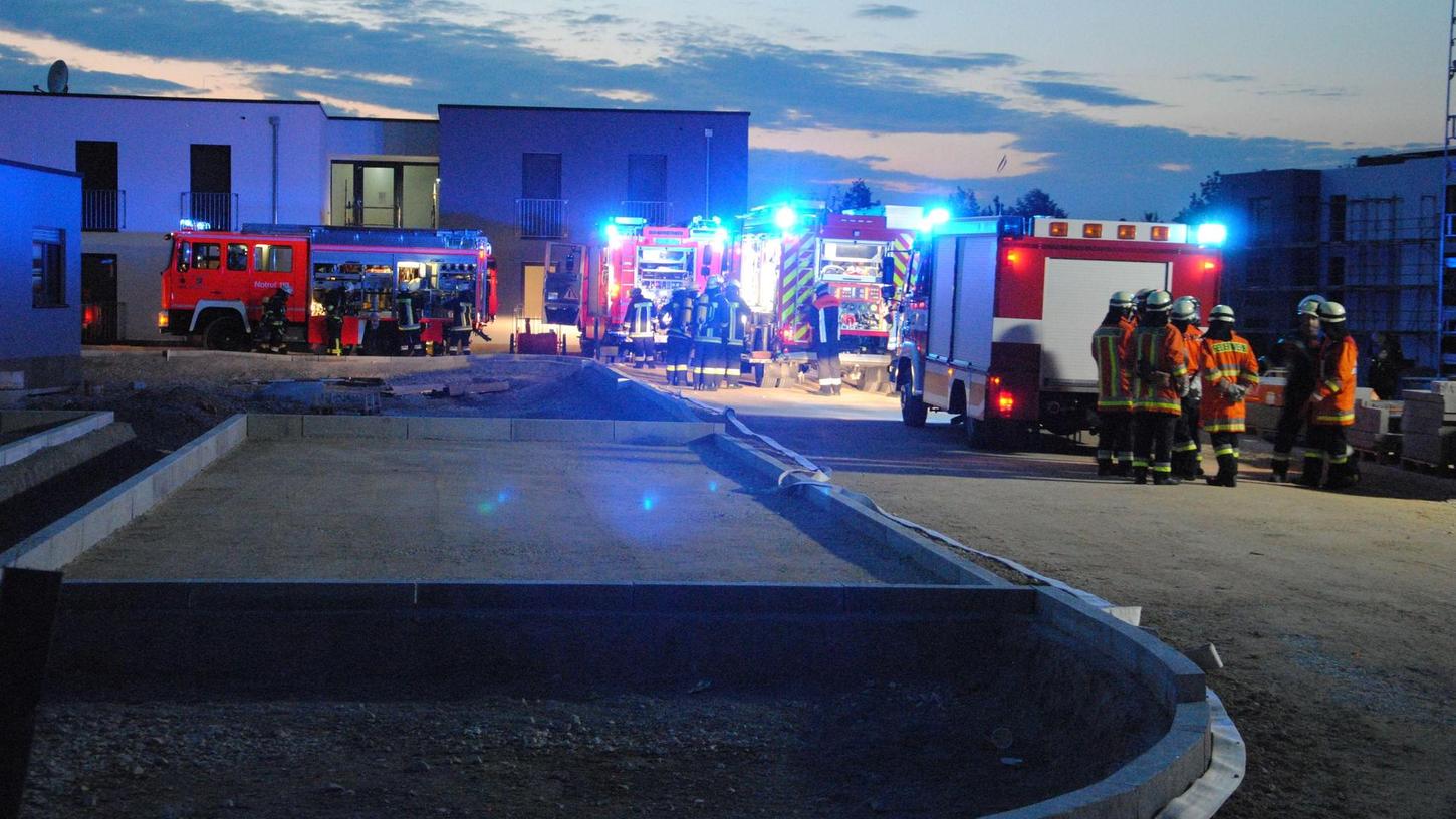 Feuerwehr inszeniert Katastrophe in Wendelstein