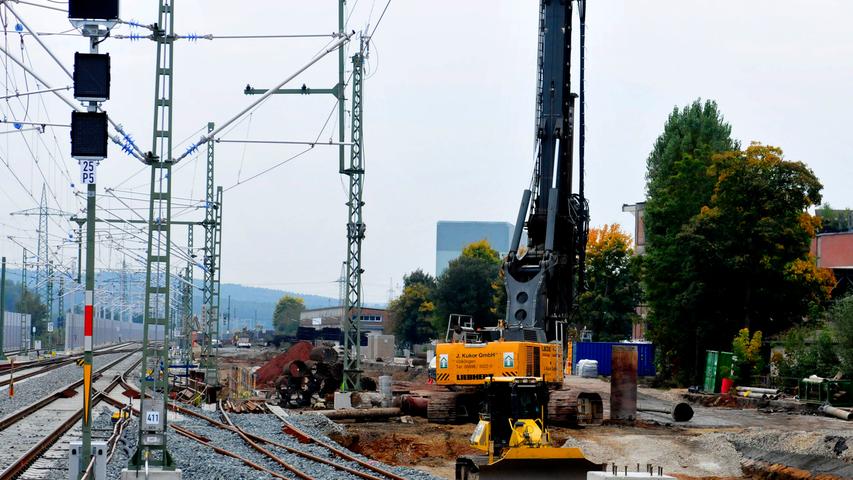 Trassen-Ausbau: Am Forchheimer Bahnhof bebt die Erde