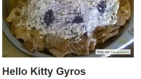 Rezepte, die es eigentlich nicht geben sollte: das "Hello Kitty Gyros".