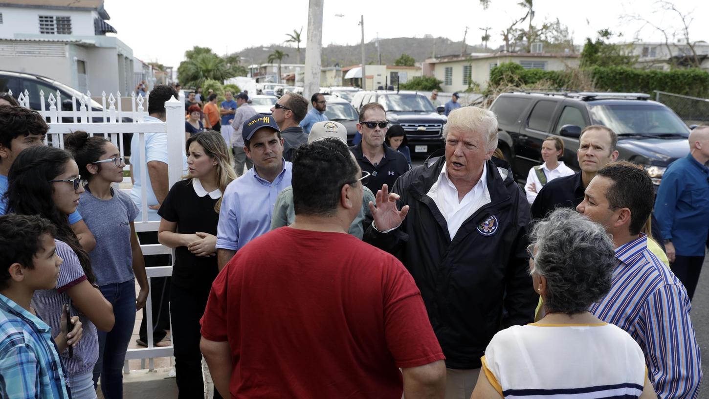 Trump relativiert Zahl der Hurrikanopfer in Puerto Rico