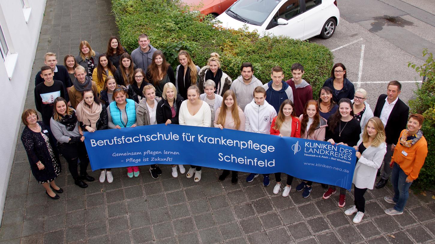 33 junge Pfleger starten ihre Ausbildung in Scheinfeld
